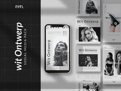 Wit Ontwer Instagram Template