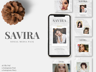 Savira Instagram template design dkv illustration instagram instagram banner instagram post instagram stories instagram template templatedesign typography ui uiux vector