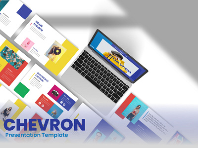 Chevron Presentation Template branding calor desgin design keynote powerpoint powerpoint design powerpoint presentation powerpoint template presentation design presentation template vector