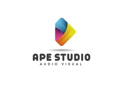 Ape studio AUDIO VISUAL apes brandig calor desgin design dkv fullcalor illustration logo typography vector