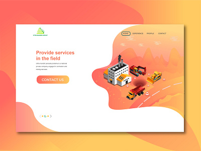 website mining company calor desgin design fullcalor illustration typography ui ui design uidesign uiux user interface vector webdesign website design