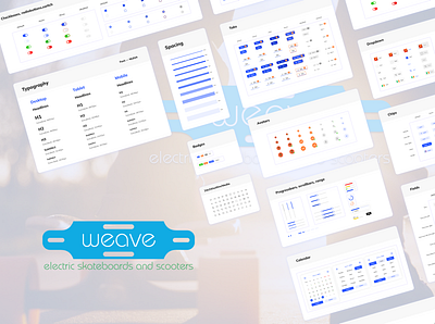 Weave Design System design illustration logo ui ux vector web website