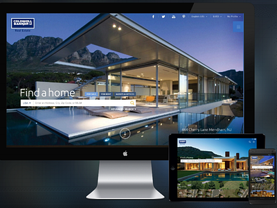 Coldwell Banker design ux web website