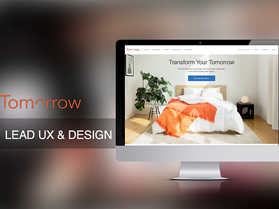 Tomorrow Sleep branding design logo ui ux web website