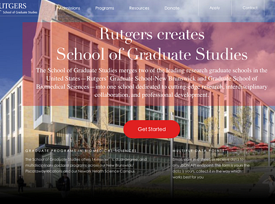 Rutgers comp 2 design education ui ux web website