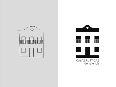 Real Estate Logo #Valencia architecture casa de pueblo immobilaria logo minimal logo real estate logo valencia