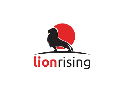 Lion Rising Logo ai brand company creative design eps identity logo illustrator lion logo media nature