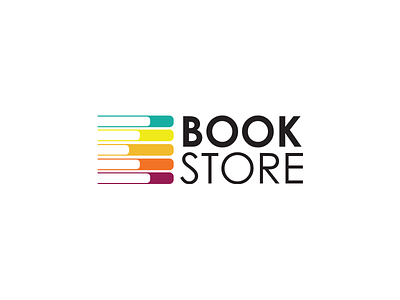 Book Store book creative id logo shop store