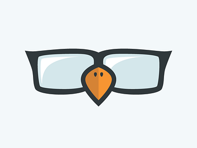 Nifty logo glasses logo nifty owl