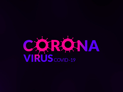 Corona Virus covid-19 concept corona coronavirus design logo