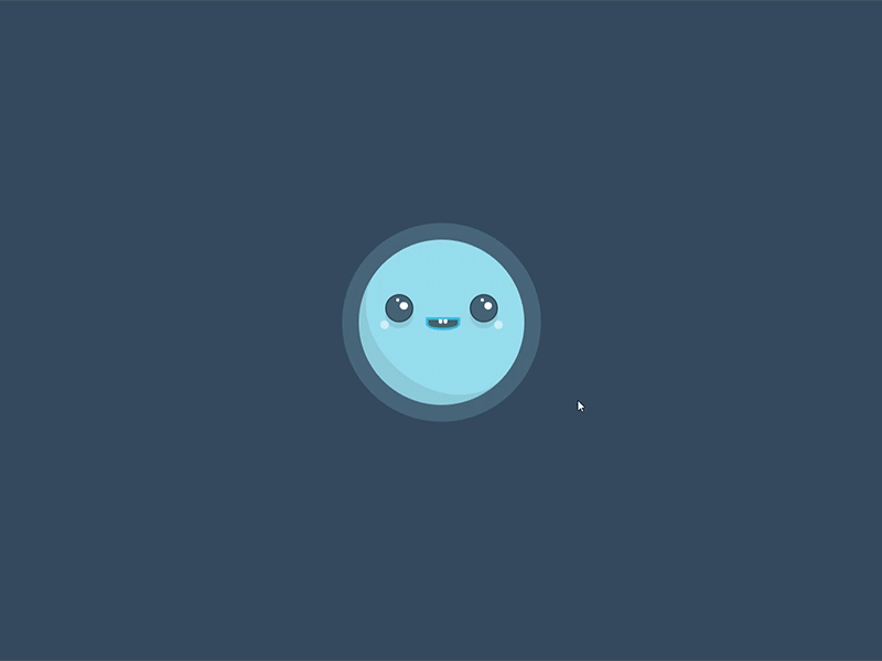 Animated Lil' Planet animation cute illustration interaction planet