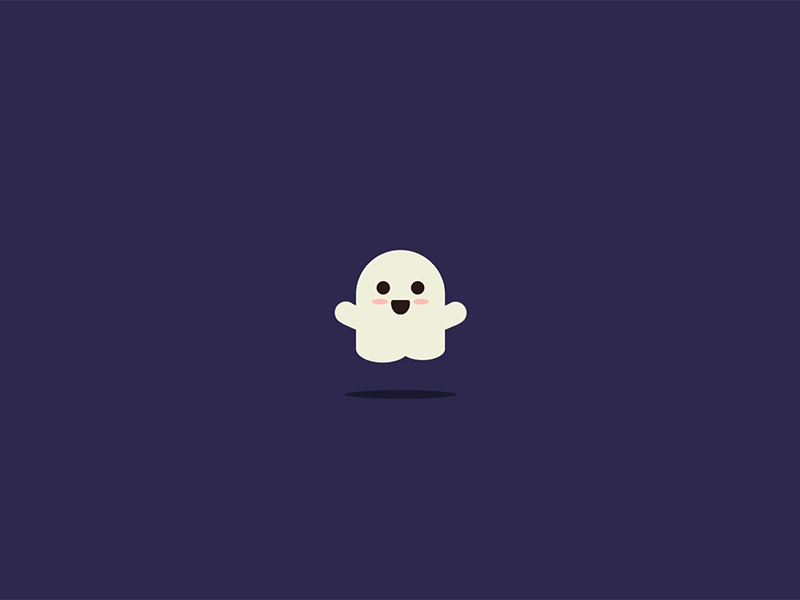 Cute Ghost by Marvin Rudolph on Dribbble