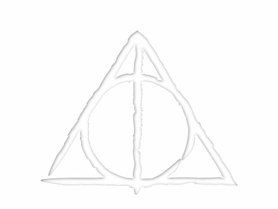 Deathly Hallows deathly hallows design harry potter icon illustration logo vector
