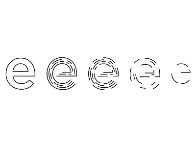 E Logo Progression