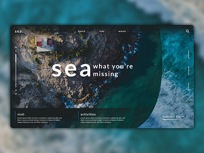 Sea adobexd design ui ux web web design