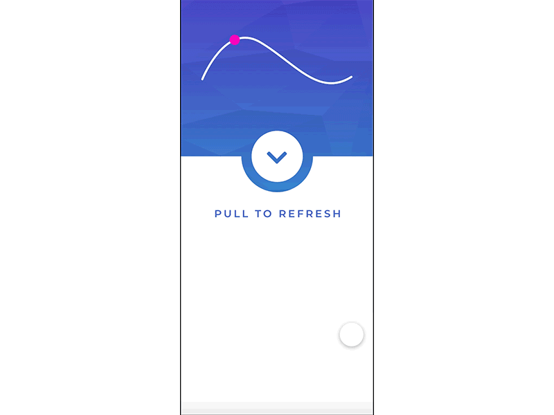 Pull to Refresh adobexd animation app clean design mobile refresh simple ui ux