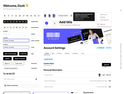 Components components design system elements figma interface system typography ui