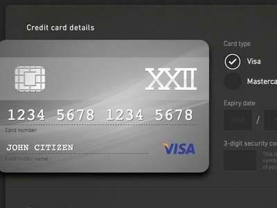 Credit card details