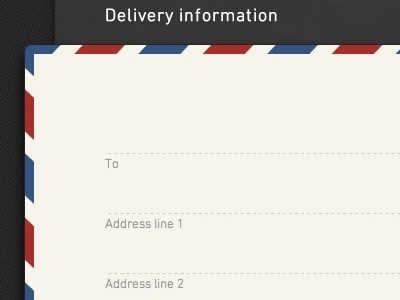 Delivery address