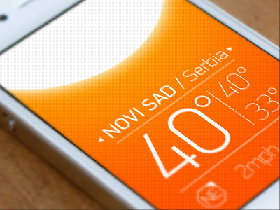 Simple weather app ios ui ux weather