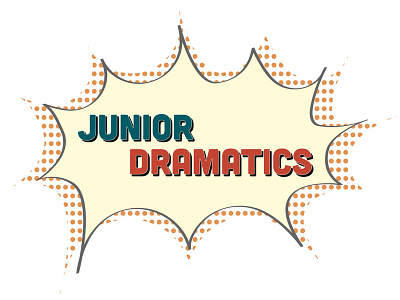 Junior Dramatics Logo Mock-Up 1 branding design illustration logo vector