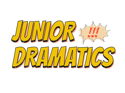 Junior Dramatics Logo Mock-Up 2 branding design logo typography vector