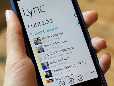 Lync on WP8 lync microsoft mobile
