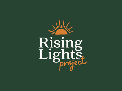 Rising Lights Project Logo branding design graphic design logo