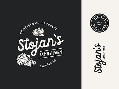 Stojan’s Family Farm Branding branding family farm farm graphic design logo