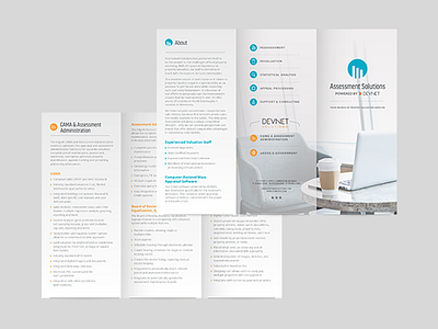 Corporate Brochure brochure corporate icons page layout trifold