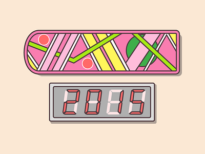 Happy New Years! 2015 back to the future hoverboard mcfly new years