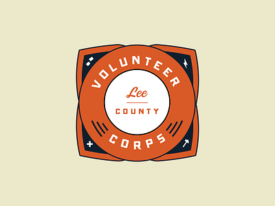 LCVC Logo illustration lee county logo volunteer corps