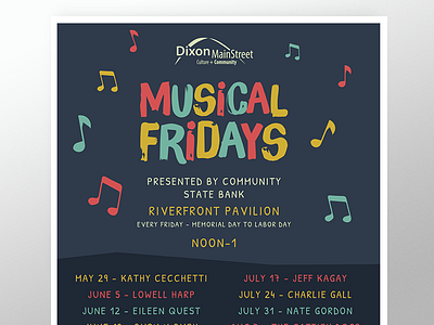 Musical Fridays Poster