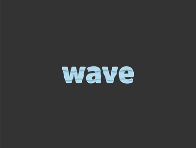 WAVE beach conception design flat design graphic design graphic design icon illustration illustrator logo logo design logodesign logotype ocean vector water wave wordmark wordplay