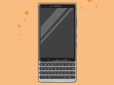 Blackberry flat design blackberry conception design flat design icon illustration limage de marque logo phone smartphone vecteur