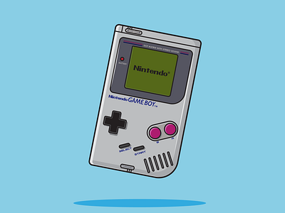 Nintendo Gameboy Flat design