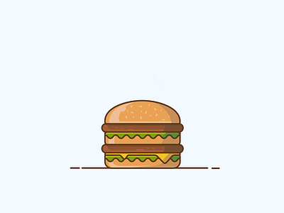 Bigmac Mcdonald's bigmac burger burger king burger menu conception design flat design graphic design hamburger illustration logo mcdonald mcdonalds vector