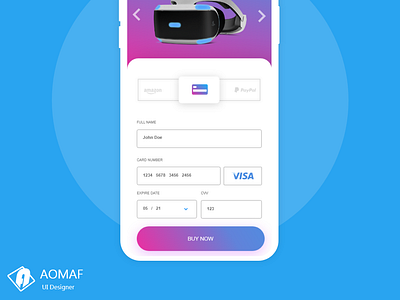 Mobile checkout form daily dailyui