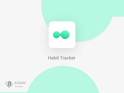 HABITS tracker app icon appicon appicons daily daily ui 005 dailyui design frontend illustration mobile app mobile ui ui uiux webdesign
