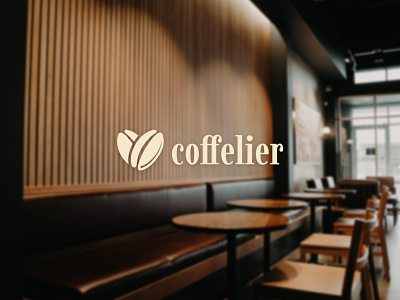 Coffelier Cafe coffee design dribbble illustration logo modern vector