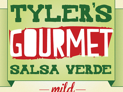 Tyler's Gourmet Salsa branding logo packaging salsa