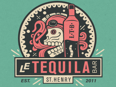 logo V2 biker branding logo mexican restaurant skull tequila