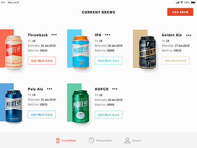 Brewing App Concept app beer beer can design ui ui ux design ux