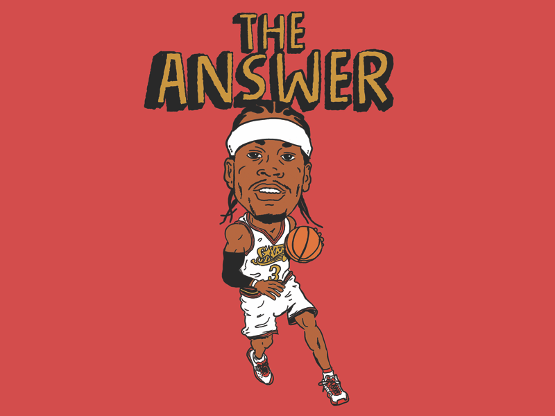 Animated Allen Iverson Cartoon