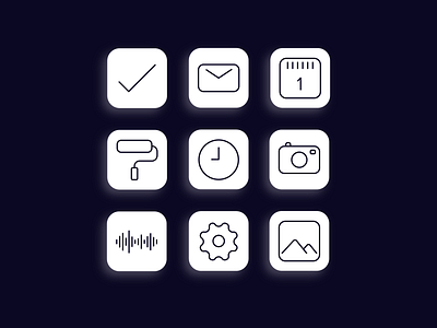 minimal icon set