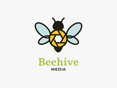 Beehive Media adobe illustrator bee blue branding buzz design freelance design graphic design graphicdesign illustration logo logo design logo designer logo mark logotype media typography vector video videography