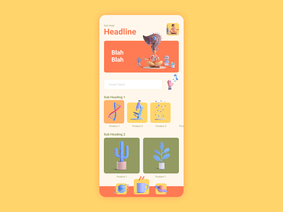 Fun with 3D icons app app design fun mobile design