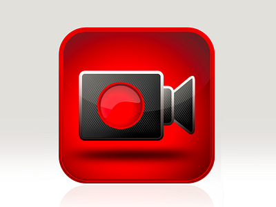 Video Camera Icon 99designs app icon icon design ios video camera winner