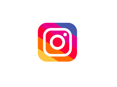 Instagram - Flat color flat icon instagram rebound