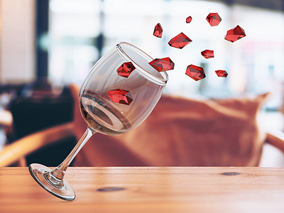 Ruby Wine 3d adobe dimension test